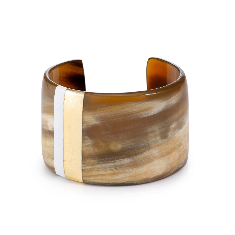 CTB178 Natural Horn Bangle With Lacquer – Vivo Direct
