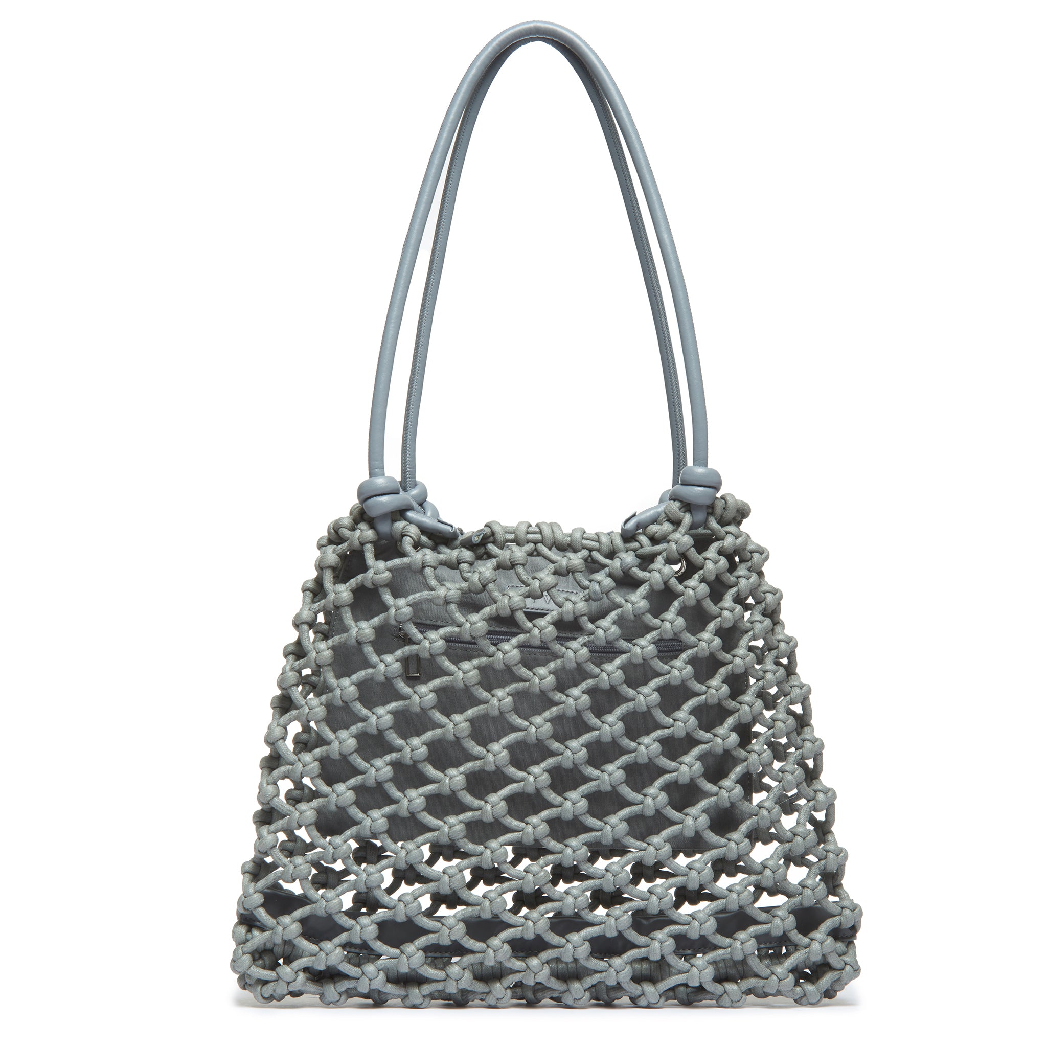 Isa knotted tote bag leather handles
