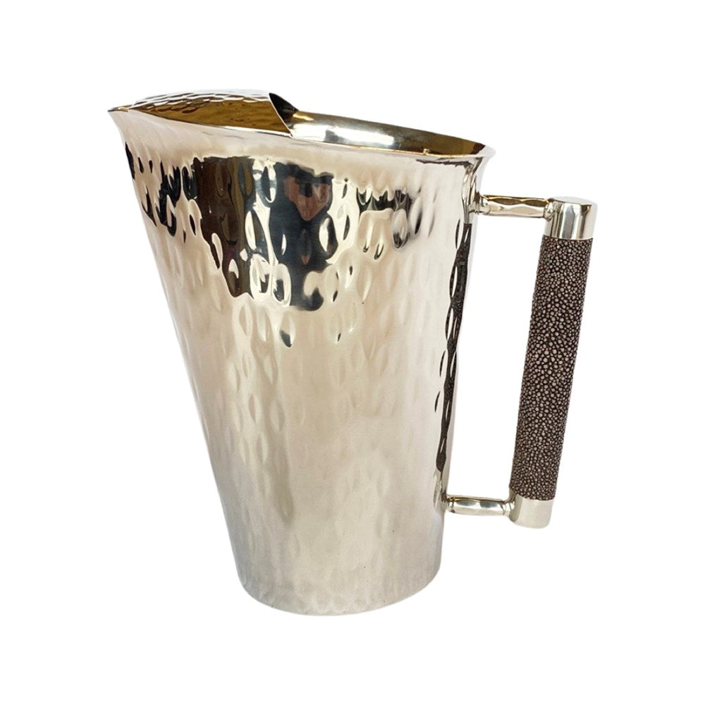 Hammered Stainless Personal Pitcher